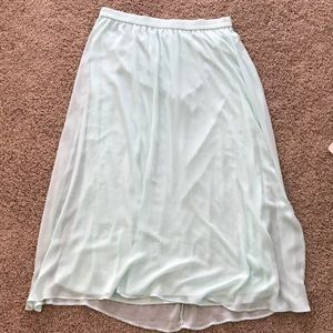 Mint Old Navy Maxi Skirt